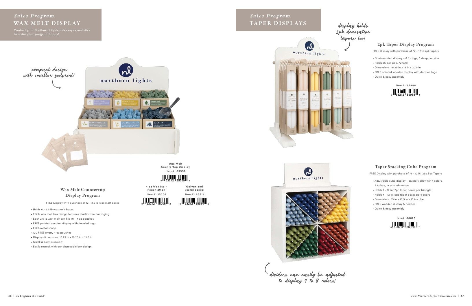 Northern Lights Wholesale Candles Catalog Weekly Ad January 1 - December 31, 2026