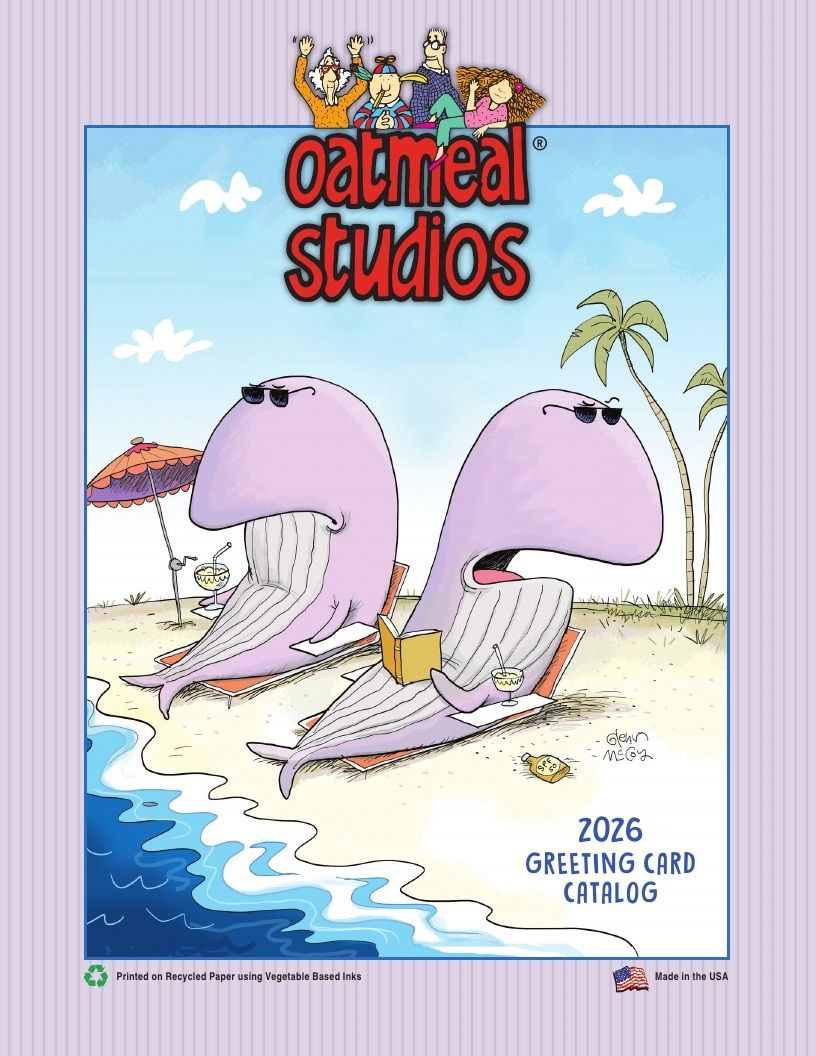 Oatmeal Studios Greeting Cards Catalog Weekly Ad January 1 - December 31, 2026