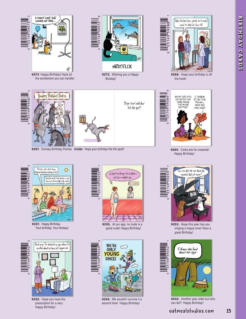 Oatmeal Studios Greeting Cards Catalog Weekly Ad January 1 - December 31, 2026