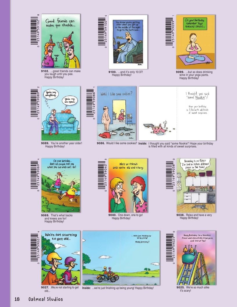 Oatmeal Studios Greeting Cards Catalog Weekly Ad January 1 - December 31, 2026
