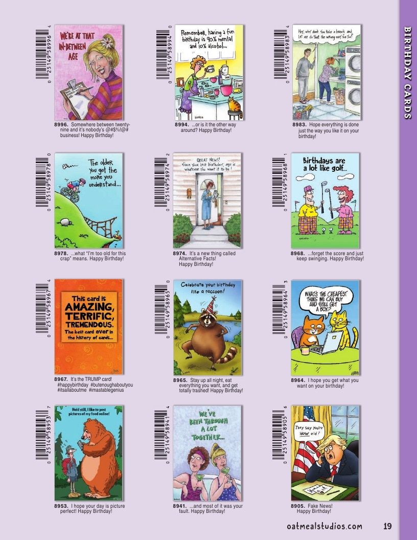 Oatmeal Studios Greeting Cards Catalog Weekly Ad January 1 - December 31, 2026