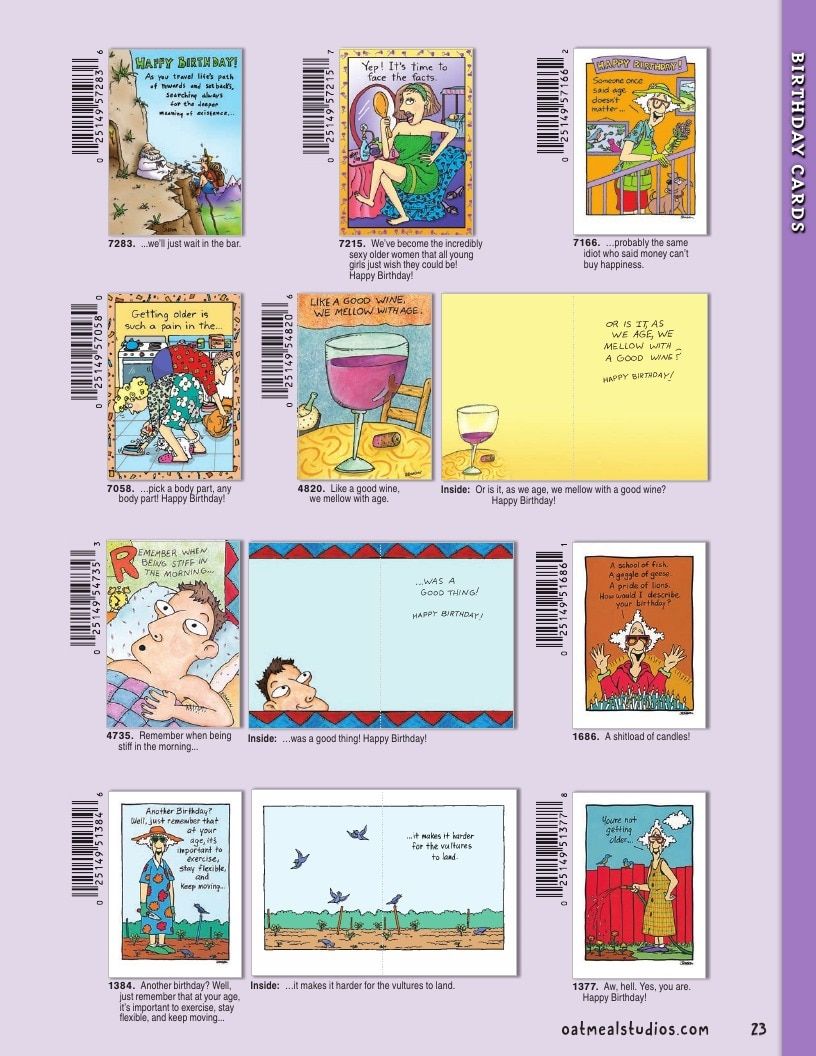 Oatmeal Studios Greeting Cards Catalog Weekly Ad January 1 - December 31, 2026