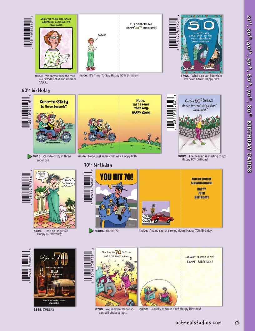 Oatmeal Studios Greeting Cards Catalog Weekly Ad January 1 - December 31, 2026