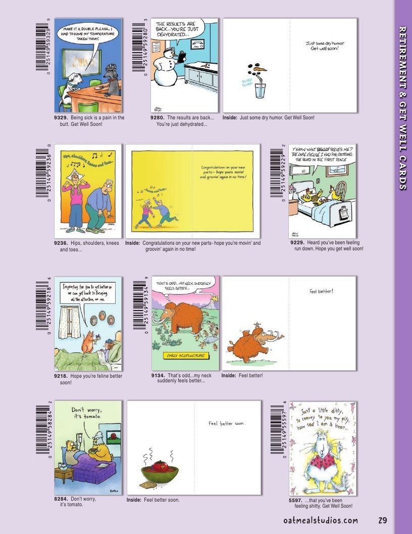 Oatmeal Studios Greeting Cards Catalog Weekly Ad January 1 - December 31, 2026