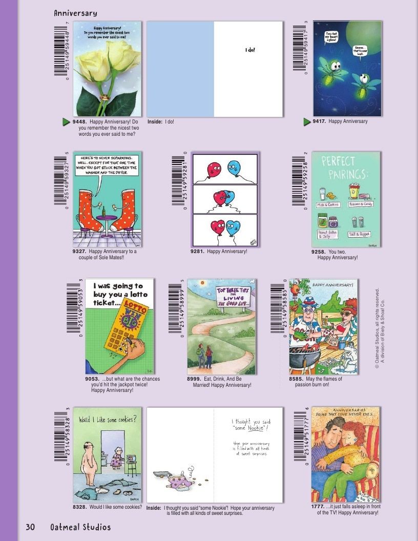Oatmeal Studios Greeting Cards Catalog Weekly Ad January 1 - December 31, 2026