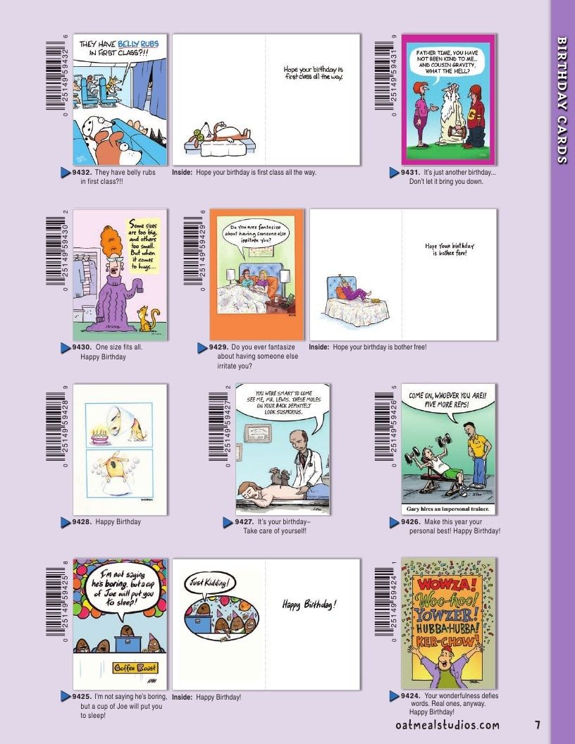 Oatmeal Studios Greeting Cards Catalog Weekly Ad January 1 - December 31, 2026