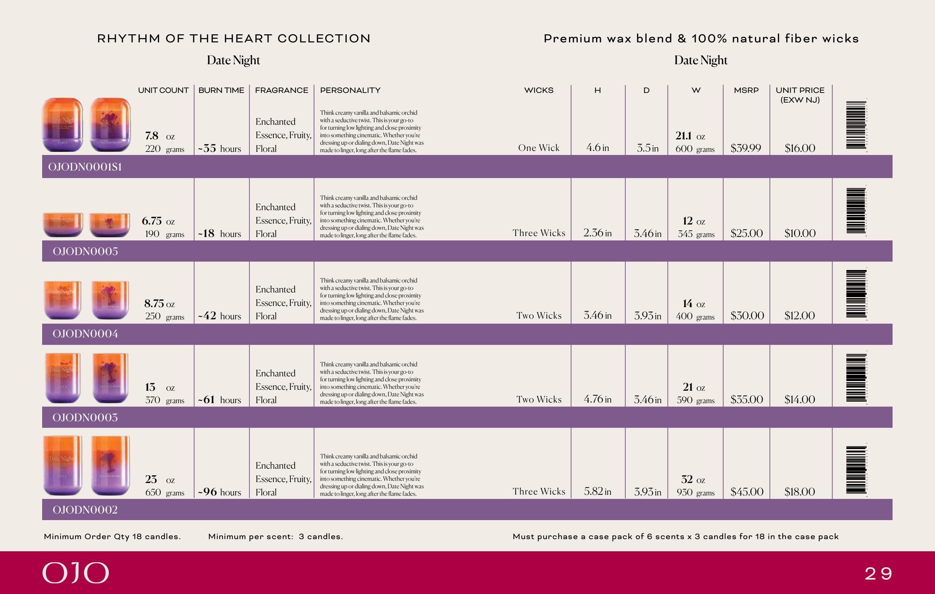 OJO Candles Candles Catalog Weekly Ad January 1 - December 31, 2026