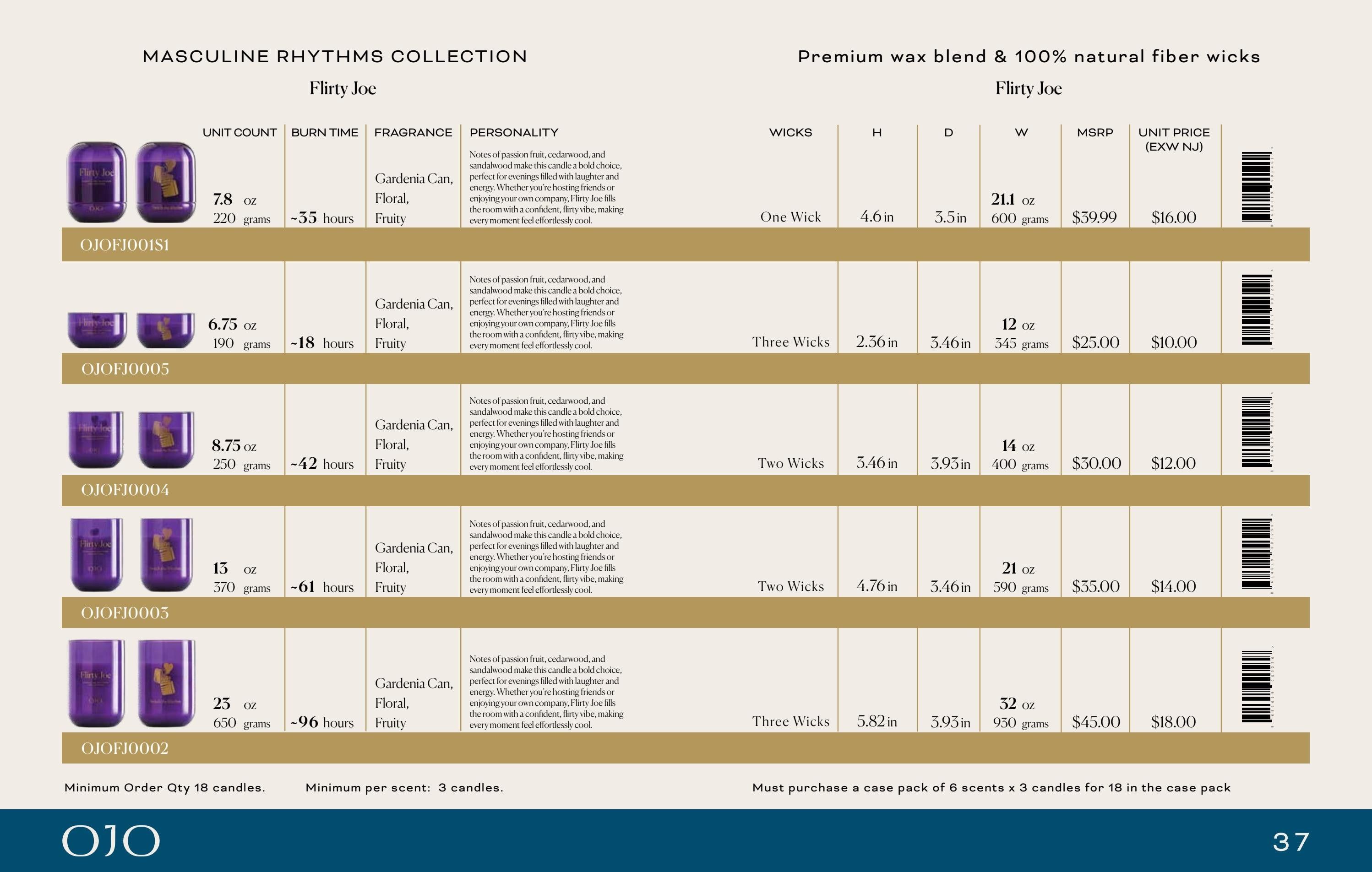 OJO Candles Candles Catalog Weekly Ad January 1 - December 31, 2026