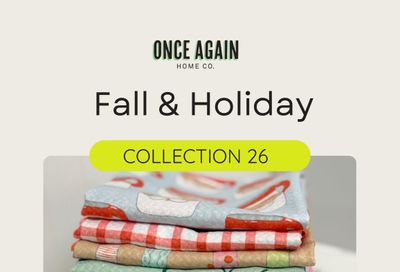 Once Again Home Co. Fall and Holiday Home Catalog Weekly Ad January 1 - December 31, 2026