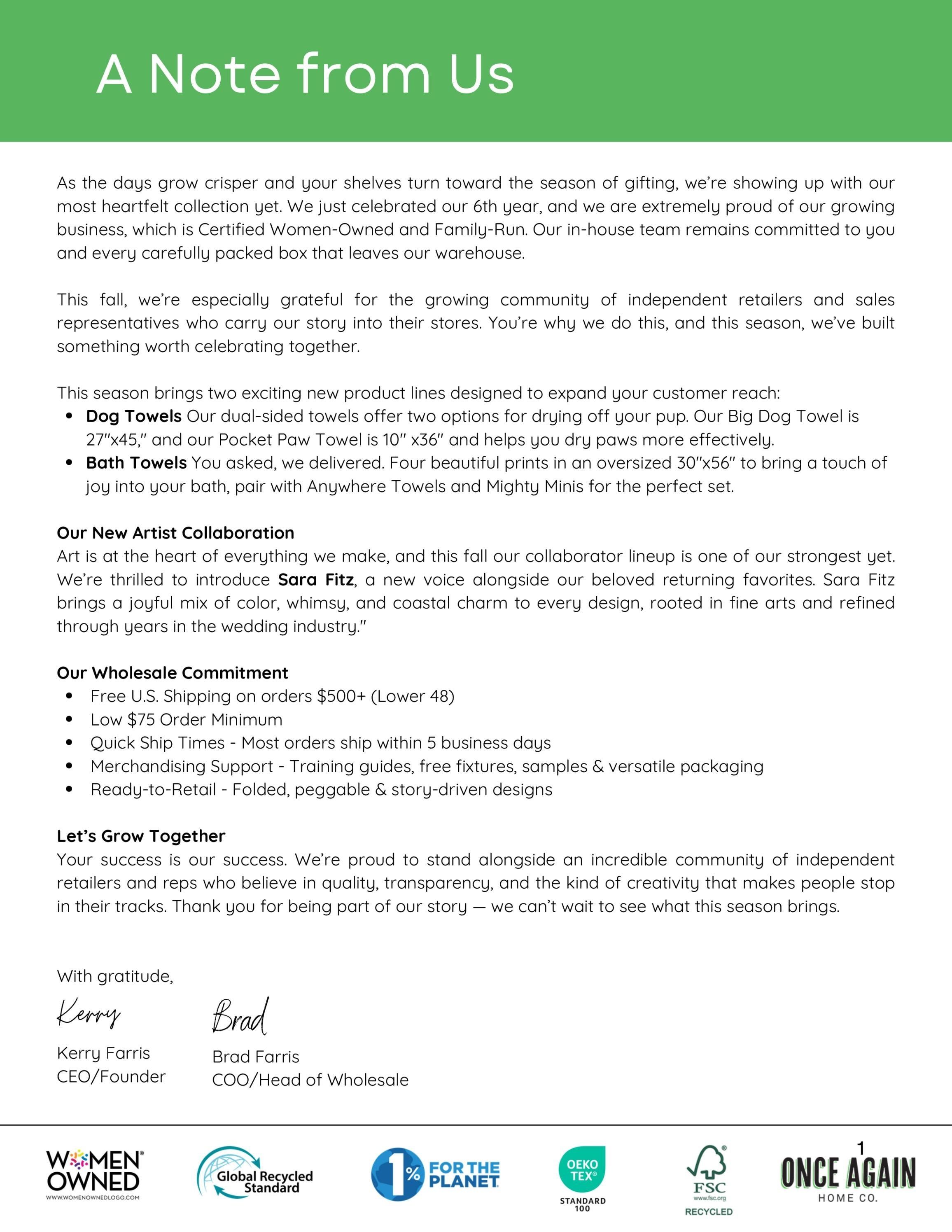Once Again Home Co. Fall and Holiday Home Catalog Weekly Ad January 1 - December 31, 2026