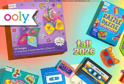 OOLY Fall Art Supplies Catalog Weekly Ad January 1 - December 31, 2026