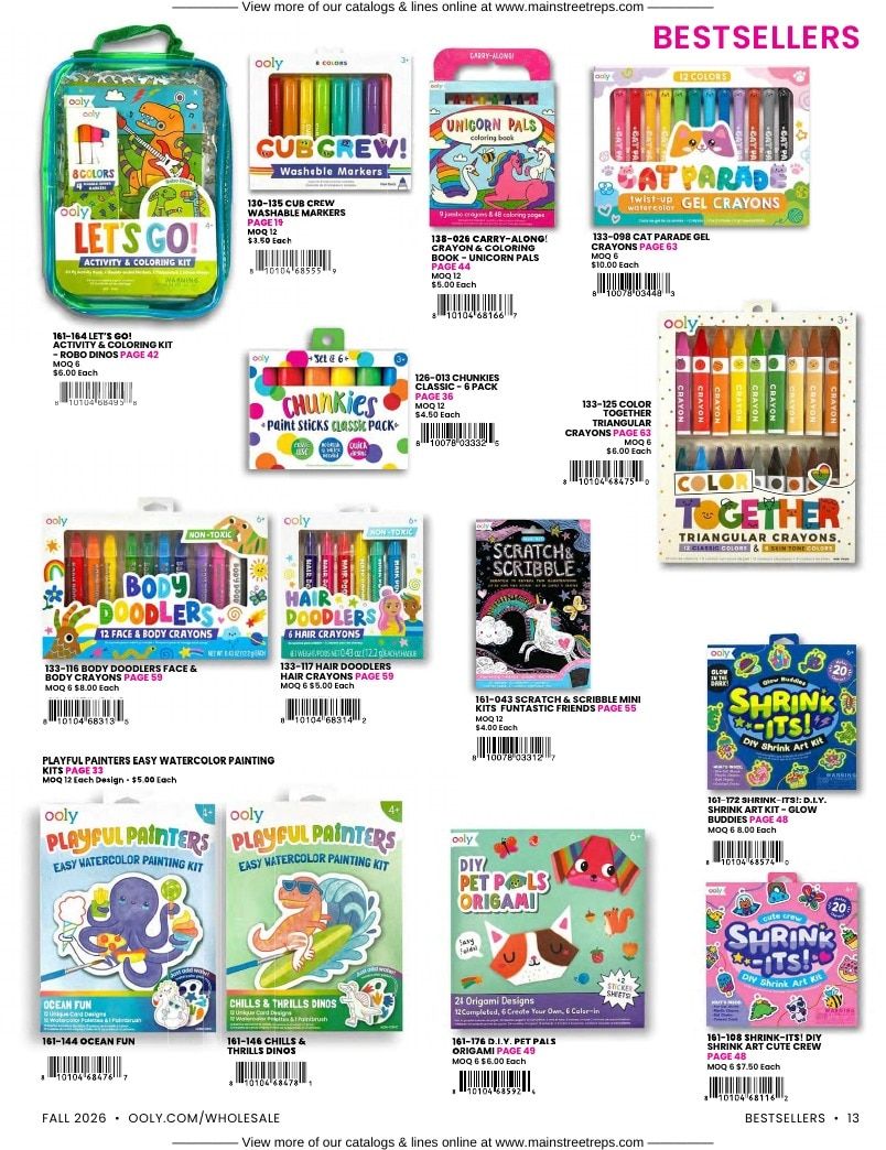 OOLY Fall Art Supplies Catalog Weekly Ad January 1 - December 31, 2026