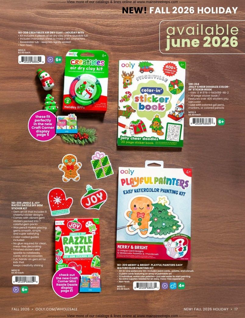 OOLY Fall Art Supplies Catalog Weekly Ad January 1 - December 31, 2026