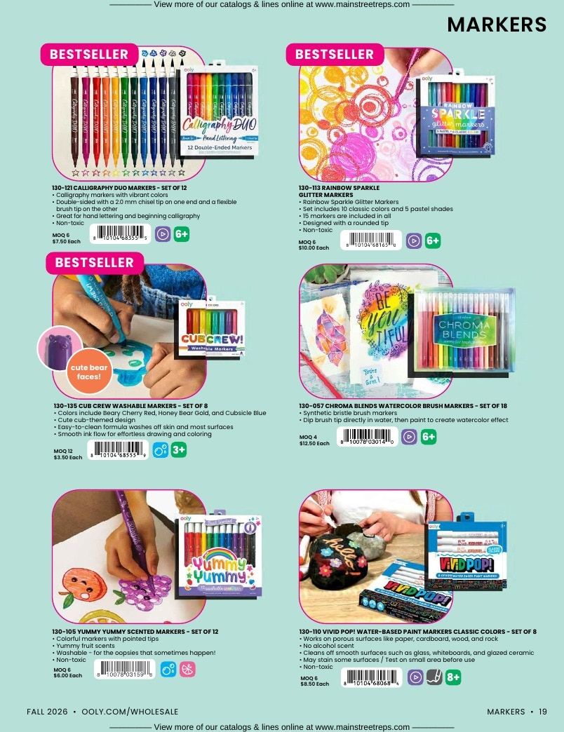 OOLY Fall Art Supplies Catalog Weekly Ad January 1 - December 31, 2026