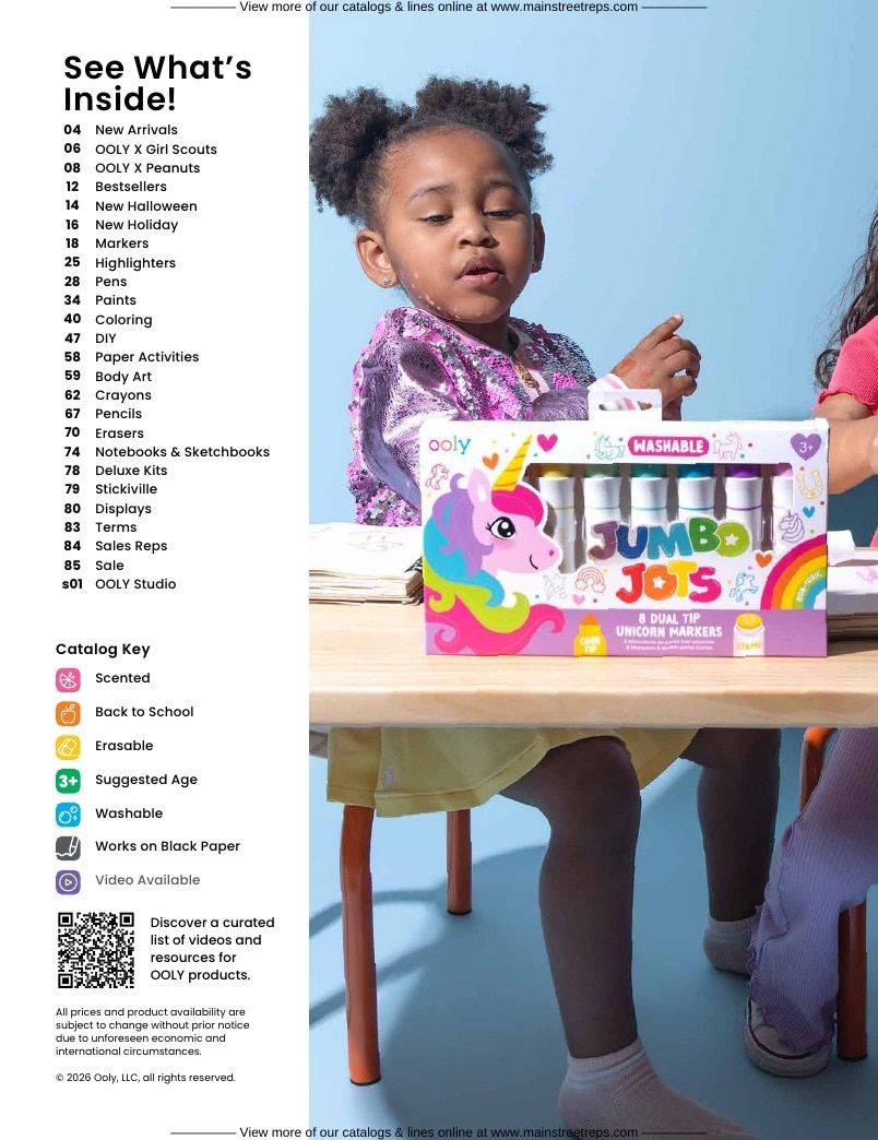 OOLY Fall Art Supplies Catalog Weekly Ad January 1 - December 31, 2026
