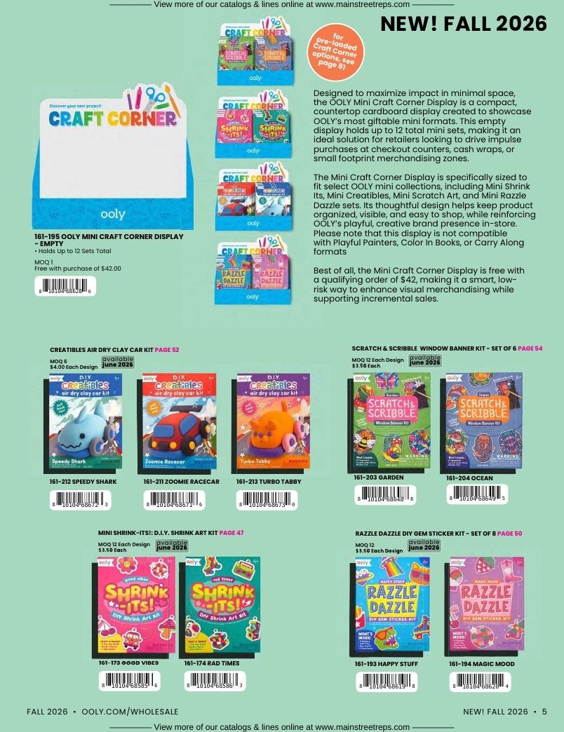 OOLY Fall Art Supplies Catalog Weekly Ad January 1 - December 31, 2026