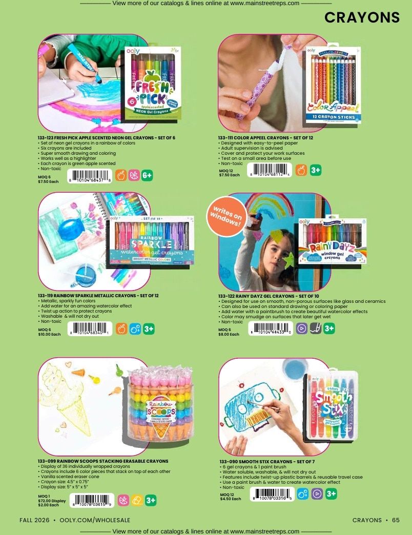OOLY Fall Art Supplies Catalog Weekly Ad January 1 - December 31, 2026