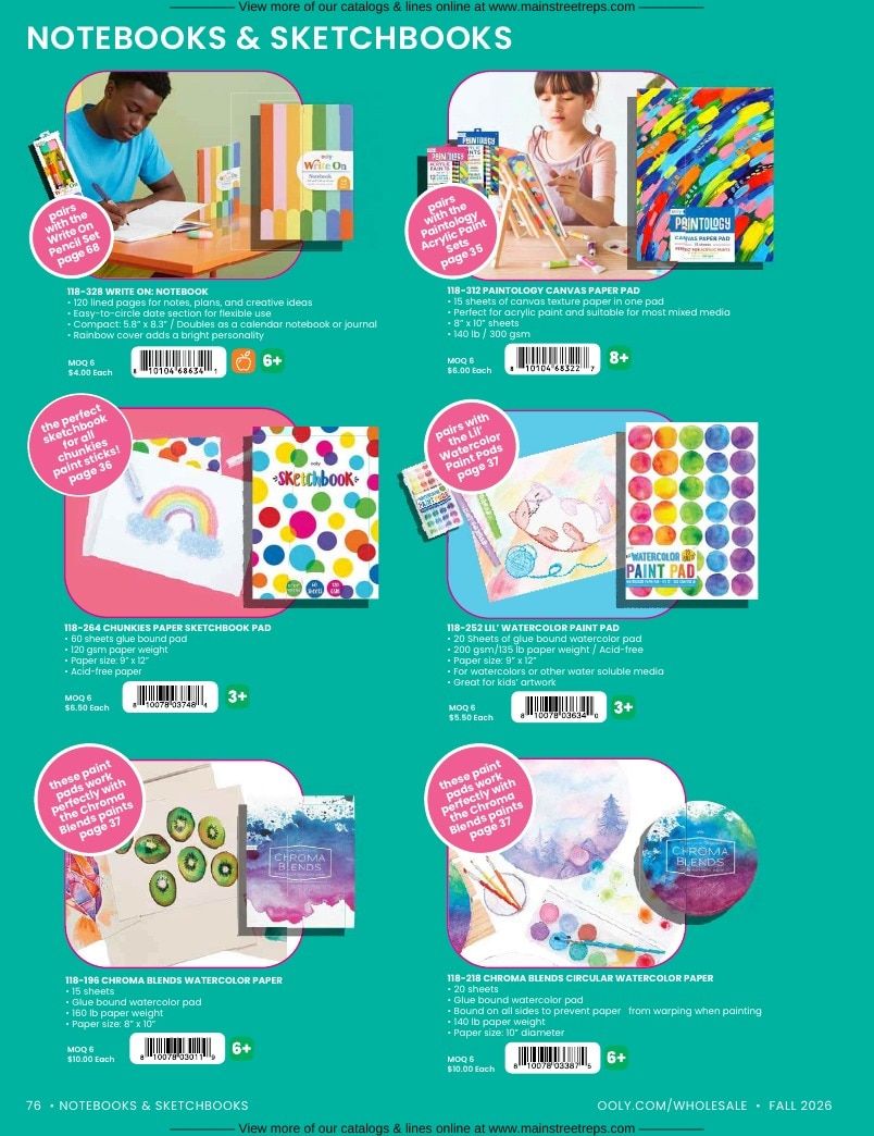 OOLY Fall Art Supplies Catalog Weekly Ad January 1 - December 31, 2026