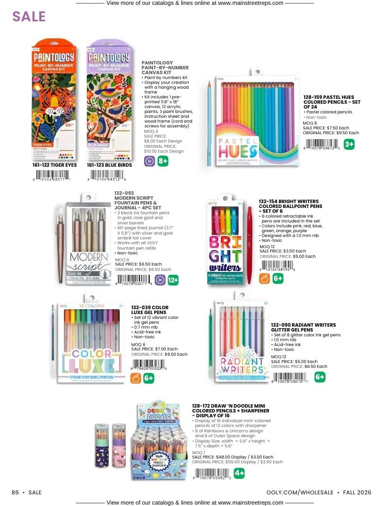OOLY Fall Art Supplies Catalog Weekly Ad January 1 - December 31, 2026