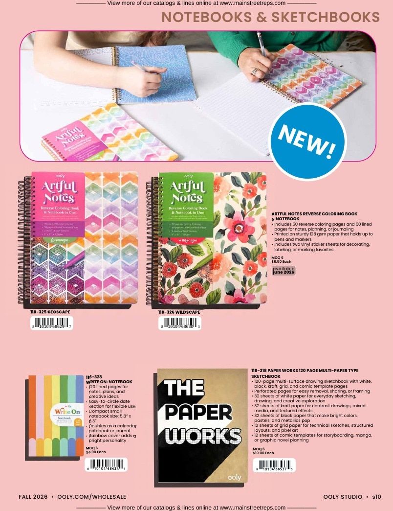 OOLY Fall Art Supplies Catalog Weekly Ad January 1 - December 31, 2026