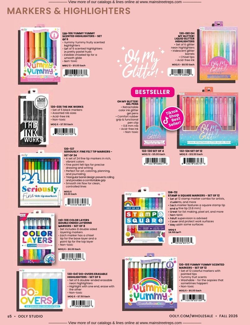 OOLY Fall Art Supplies Catalog Weekly Ad January 1 - December 31, 2026