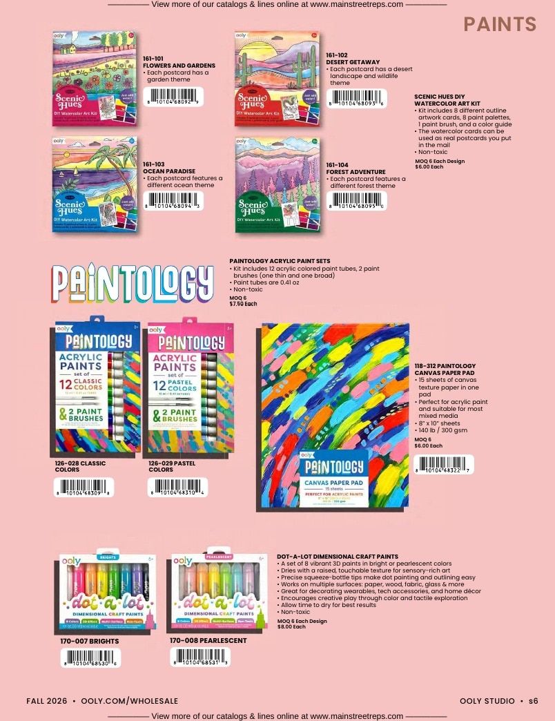 OOLY Fall Art Supplies Catalog Weekly Ad January 1 - December 31, 2026