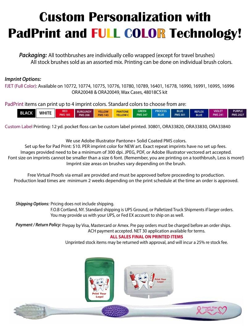 Oraline by JM Murray Oral Care Catalog Weekly Ad January 1 - December 31, 2026
