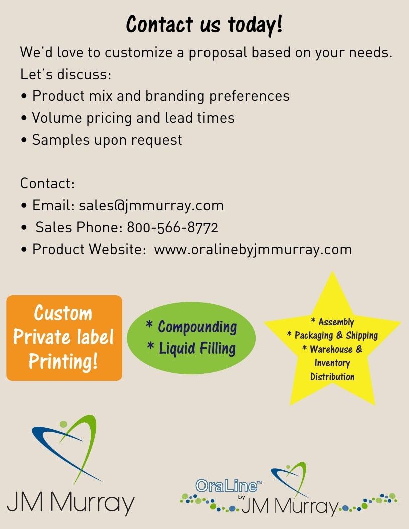Oraline by JM Murray Oral Care Catalog Weekly Ad January 1 - December 31, 2026