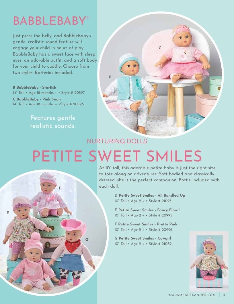 Madame Alexander Annual Dolls Catalog Weekly Ad January 1 - December 31, 2026