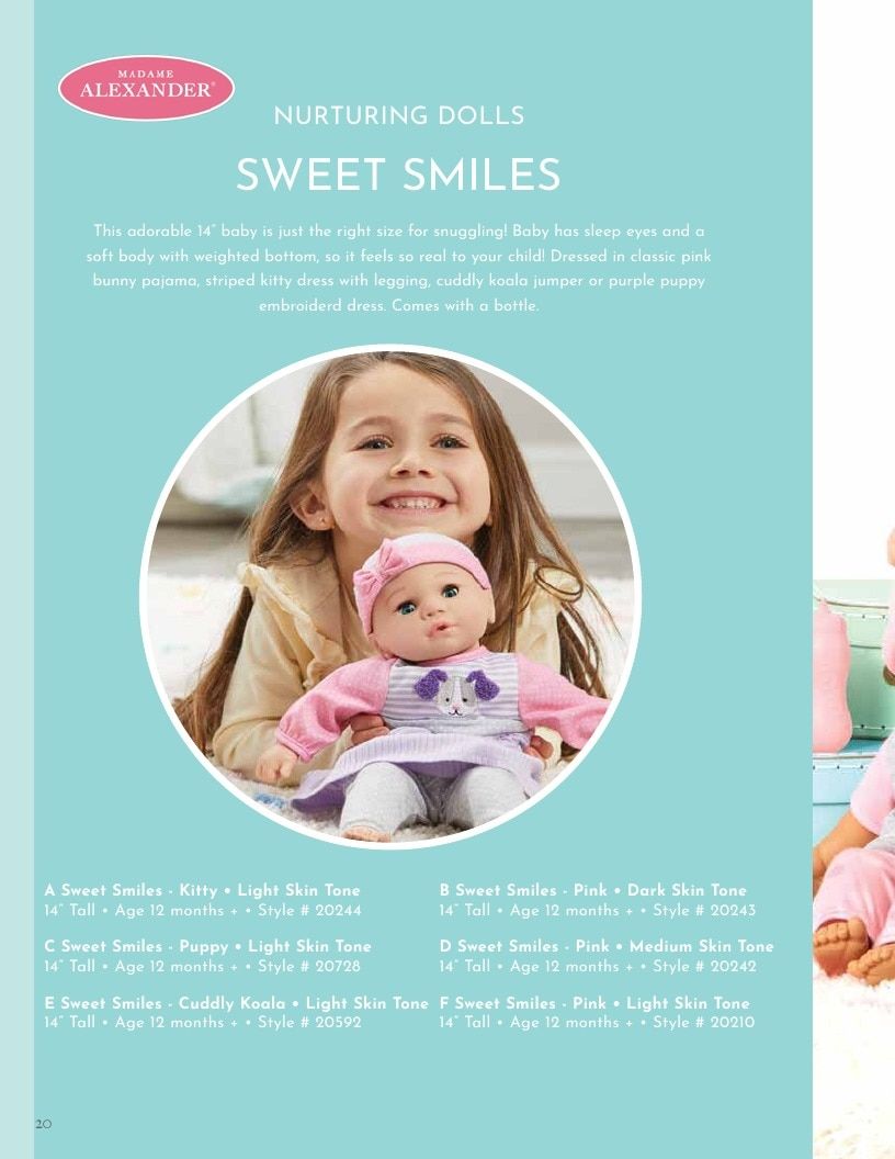 Madame Alexander Annual Dolls Catalog Weekly Ad January 1 - December 31, 2026