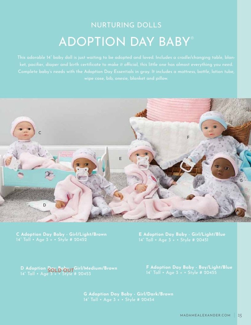 Madame Alexander Annual Dolls Catalog Weekly Ad January 1 - December 31, 2026