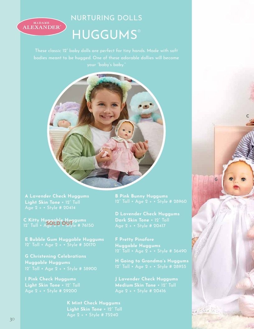 Madame Alexander Annual Dolls Catalog Weekly Ad January 1 - December 31, 2026
