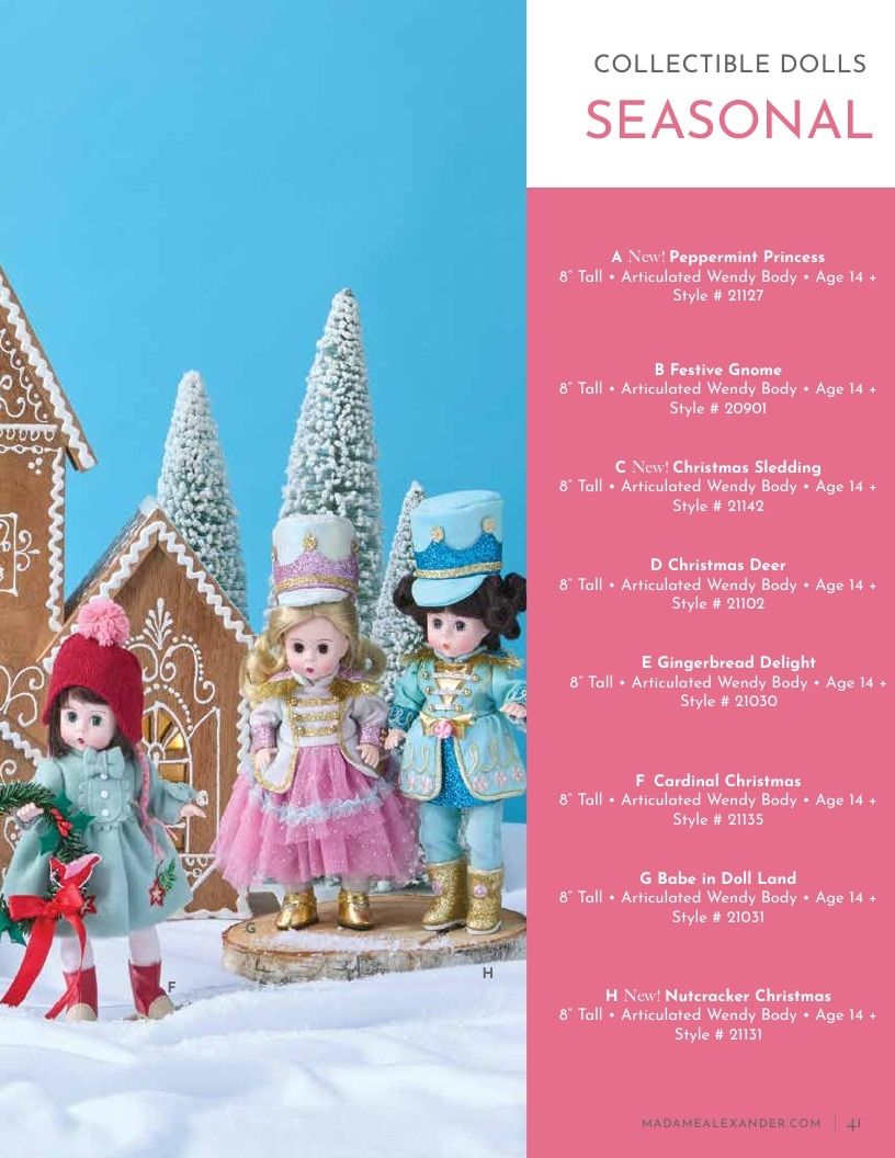 Madame Alexander Annual Dolls Catalog Weekly Ad January 1 - December 31, 2026