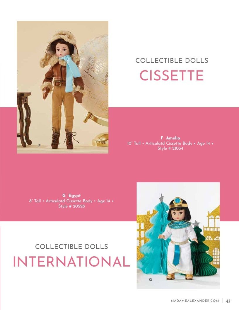 Madame Alexander Annual Dolls Catalog Weekly Ad January 1 - December 31, 2026