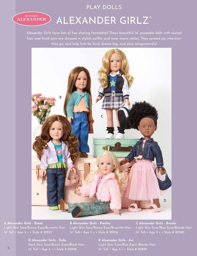 Madame Alexander Annual Dolls Catalog Weekly Ad January 1 - December 31, 2026