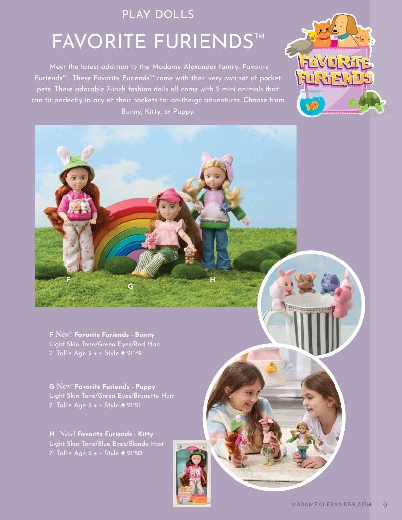 Madame Alexander Annual Dolls Catalog Weekly Ad January 1 - December 31, 2026