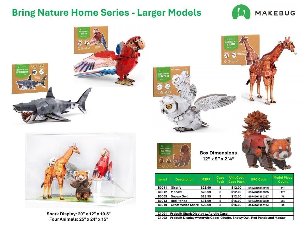 MakeBug Current Cardboard Puzzles Catalog Weekly Ad January 1 - December 31, 2026