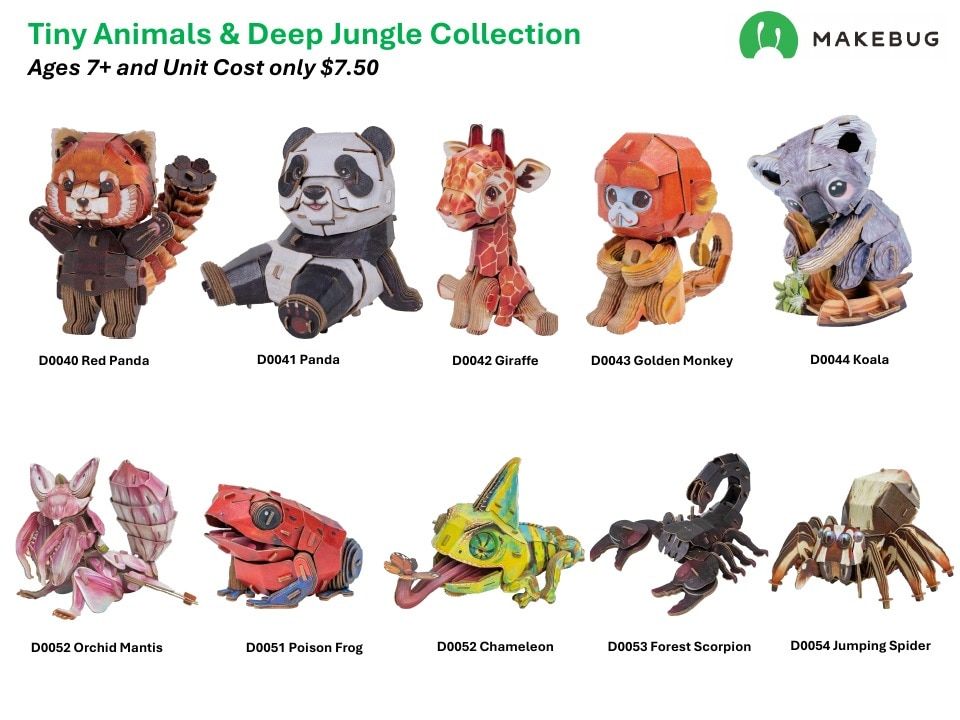 MakeBug Current Cardboard Puzzles Catalog Weekly Ad January 1 - December 31, 2026