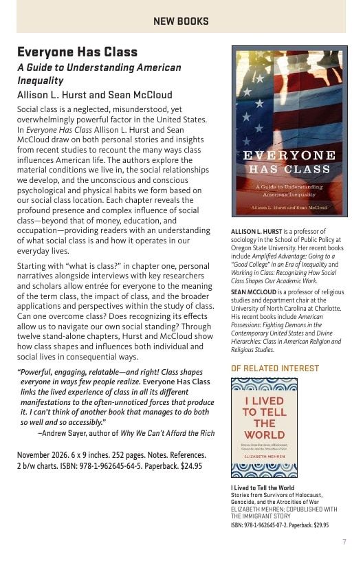 Oregon State University Press Fall Book Catalog Weekly Ad January 1 - December 31, 2026