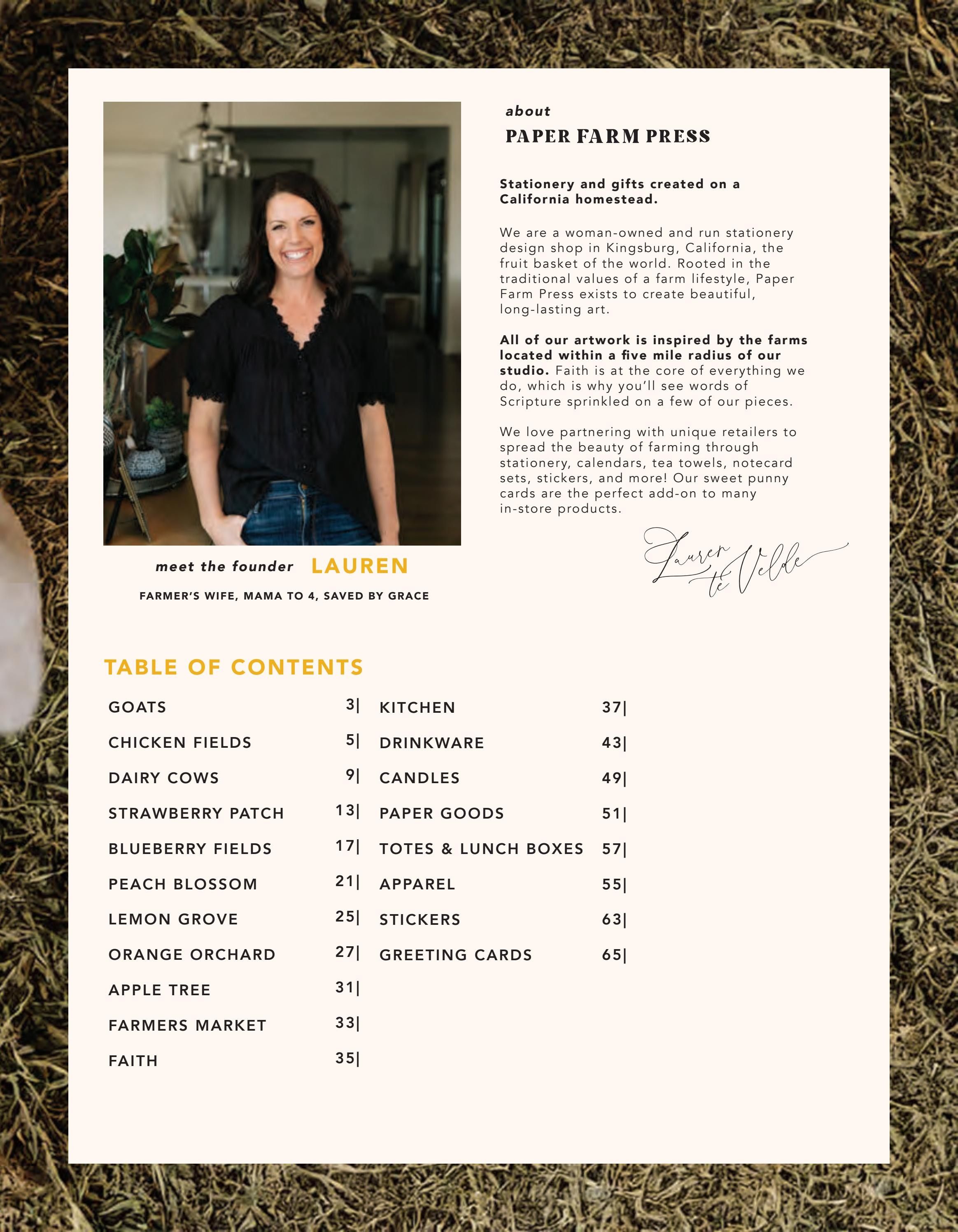 Paper Farm Press Stationery and Gifts Catalog Weekly Ad January 1 - December 31, 2026