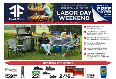 Fleet Farm (Bronson Area, IA) Weekly Ad August 31 - September 7, 2026