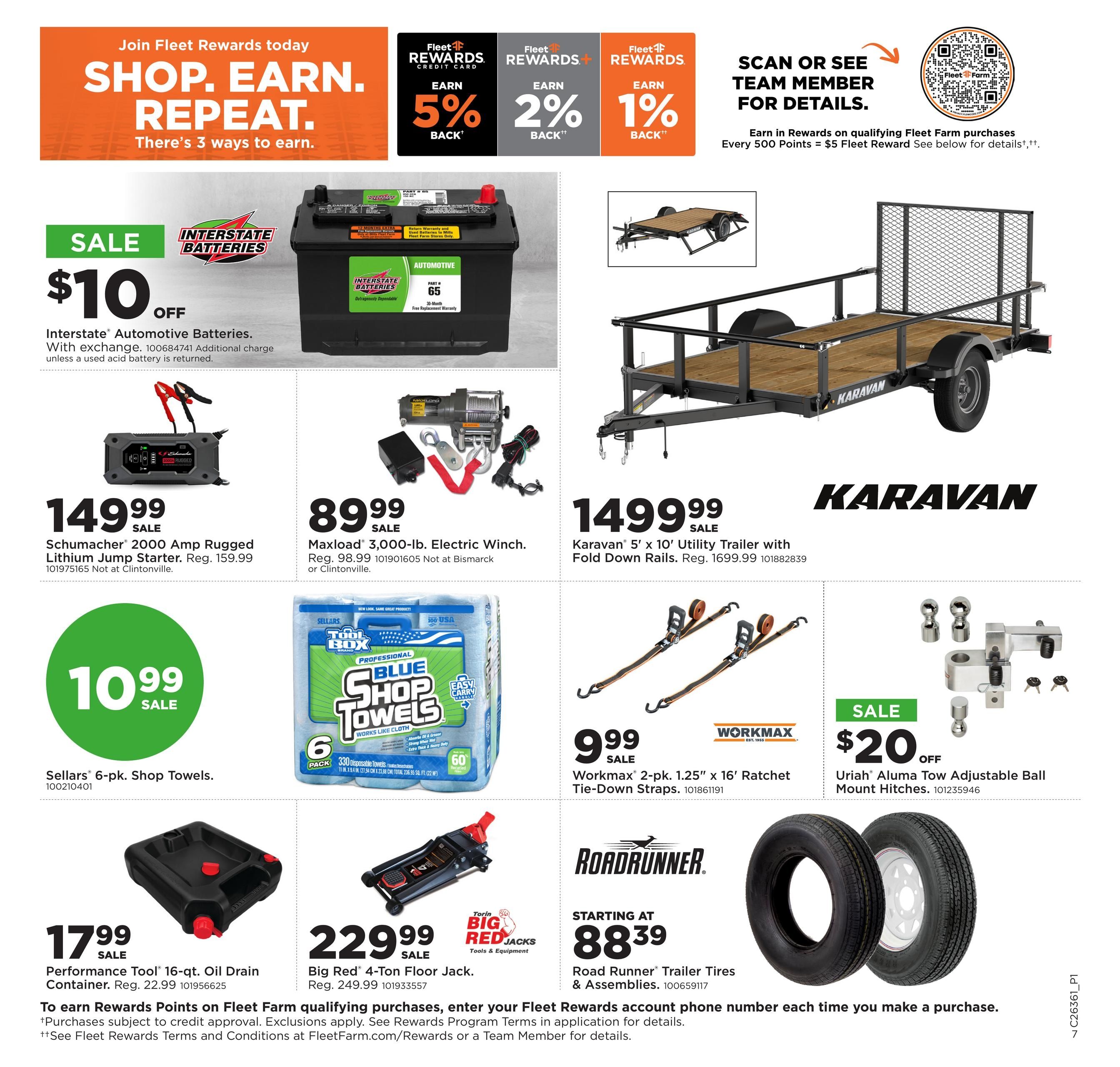 Fleet Farm (Bronson Area, IA) Weekly Ad August 31 - September 7, 2026