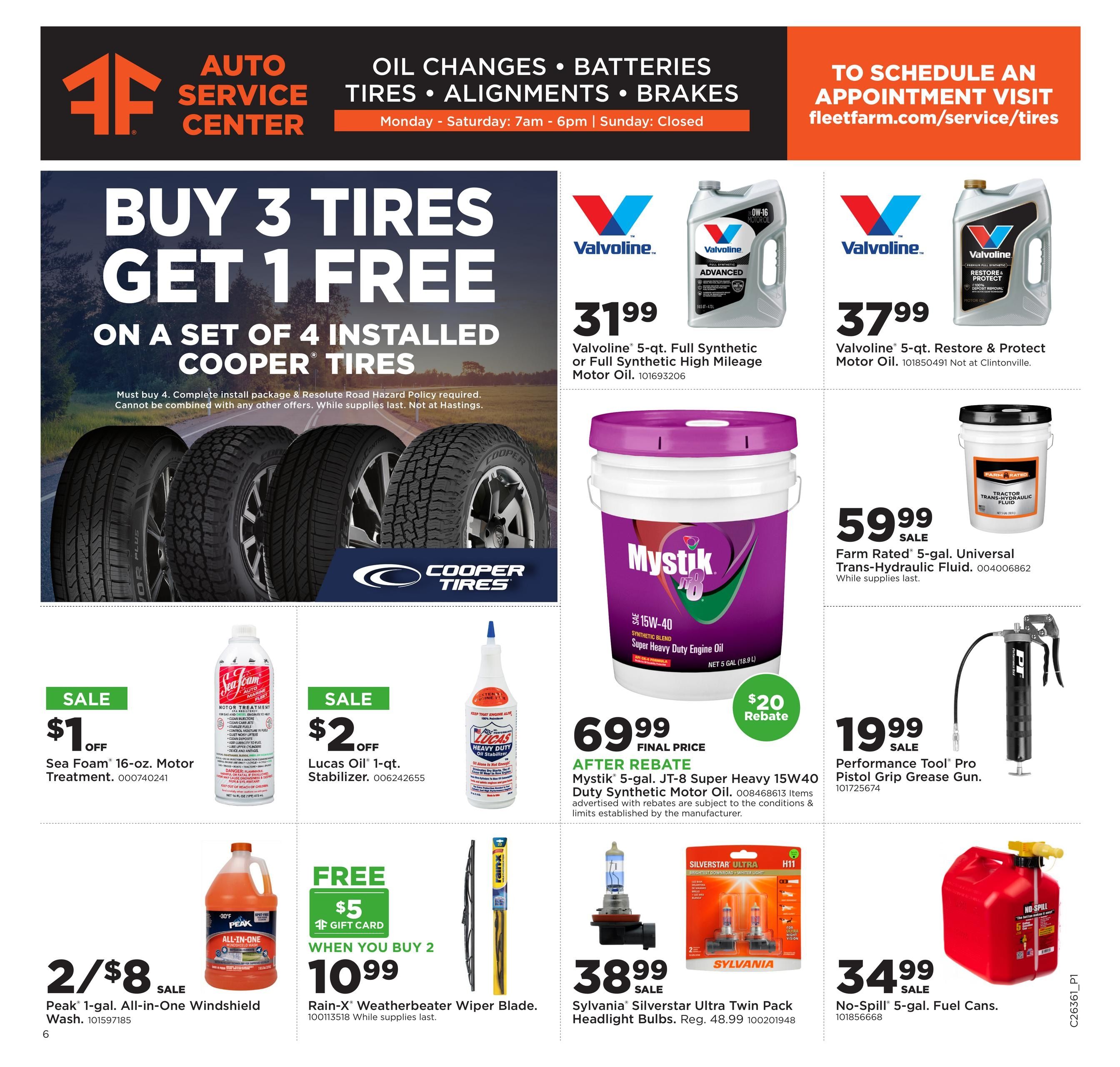 Fleet Farm (Bronson Area, IA) Weekly Ad August 31 - September 7, 2026