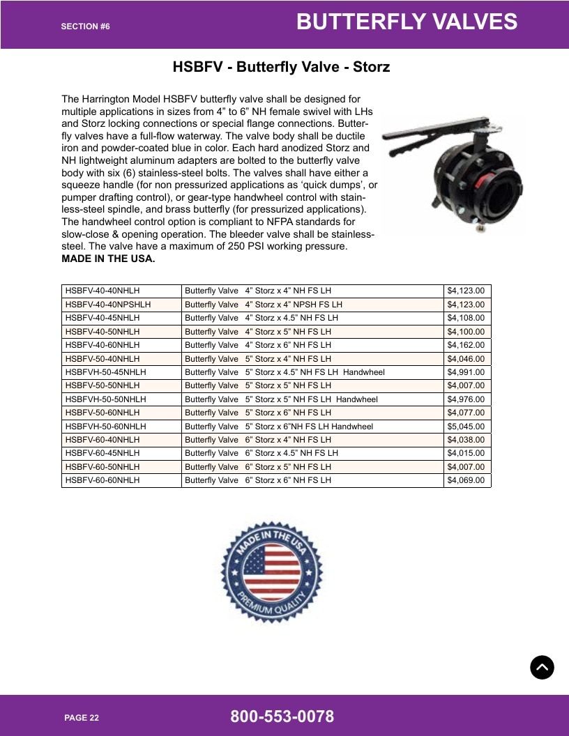 Harrington Inc Fire Equipment Catalog Weekly Ad January 1 - December 31, 2026