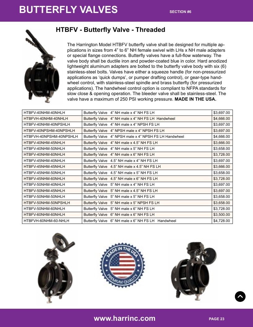 Harrington Inc Fire Equipment Catalog Weekly Ad January 1 - December 31, 2026