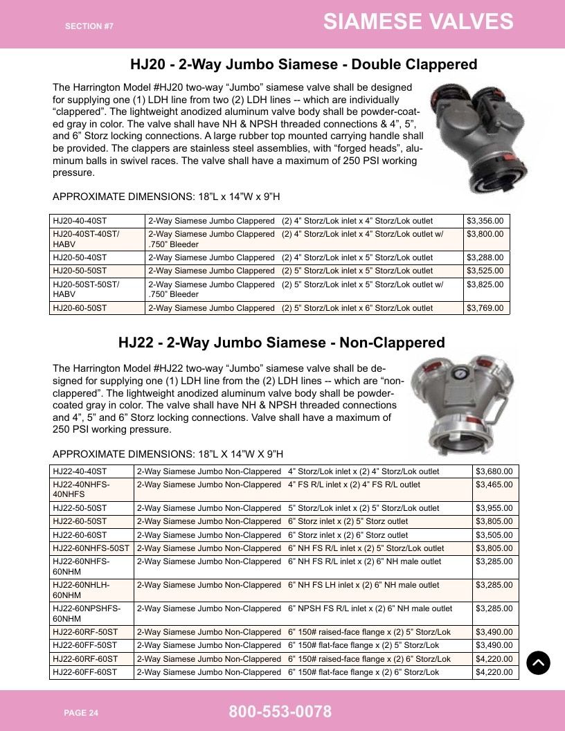 Harrington Inc Fire Equipment Catalog Weekly Ad January 1 - December 31, 2026