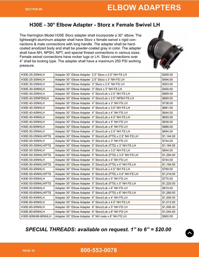 Harrington Inc Fire Equipment Catalog Weekly Ad January 1 - December 31, 2026