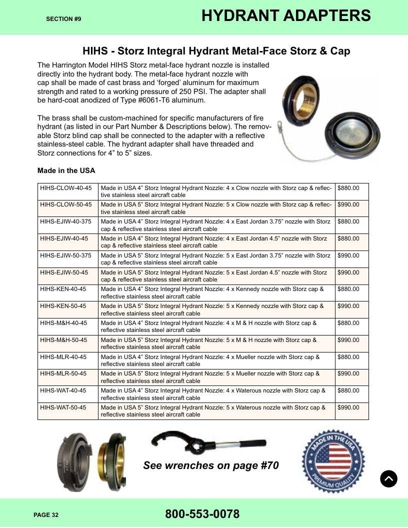 Harrington Inc Fire Equipment Catalog Weekly Ad January 1 - December 31, 2026