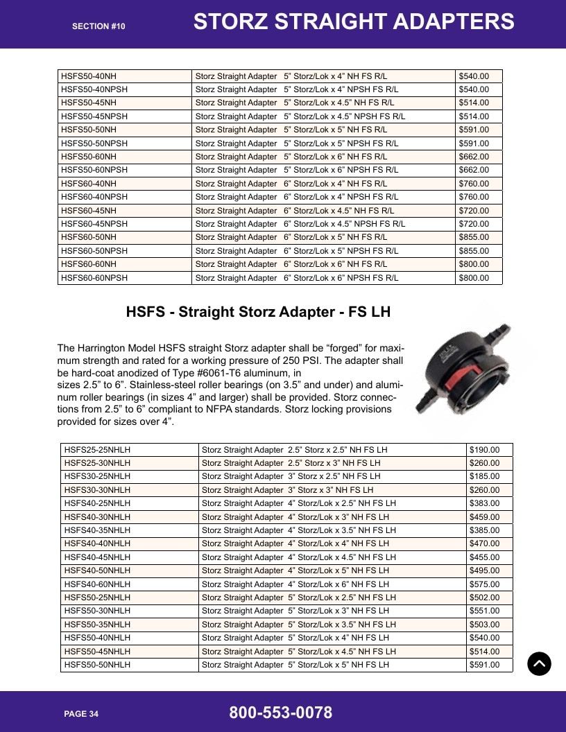 Harrington Inc Fire Equipment Catalog Weekly Ad January 1 - December 31, 2026