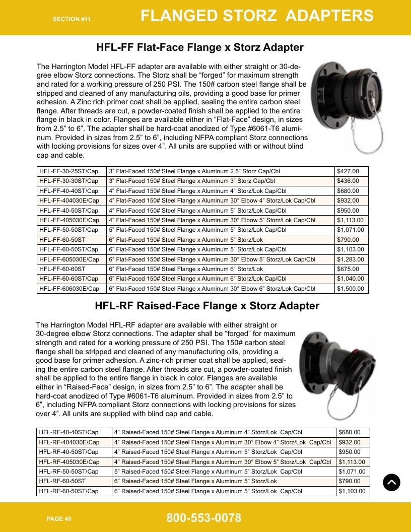Harrington Inc Fire Equipment Catalog Weekly Ad January 1 - December 31, 2026